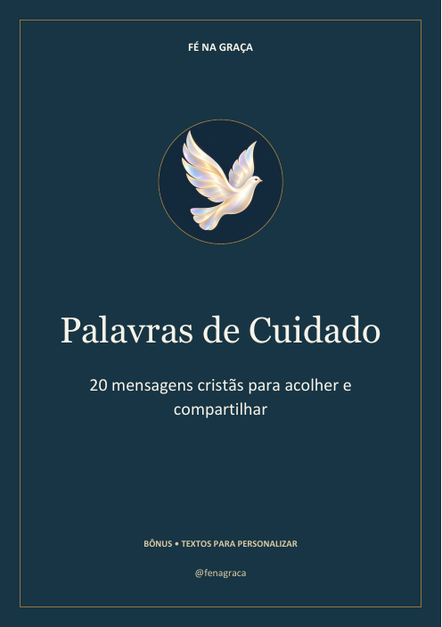 Capa do material Palavras de Cuidado.